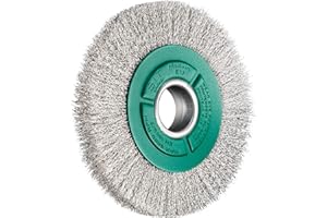 SIT Tecnospazzole 0915 Spazzola per Mola a Filo Ondulato in Acciaio Inossidabile, Ø=125 mm