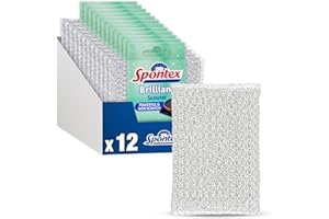 Spontex Brilliant Scourer Pad (Pack of 12)