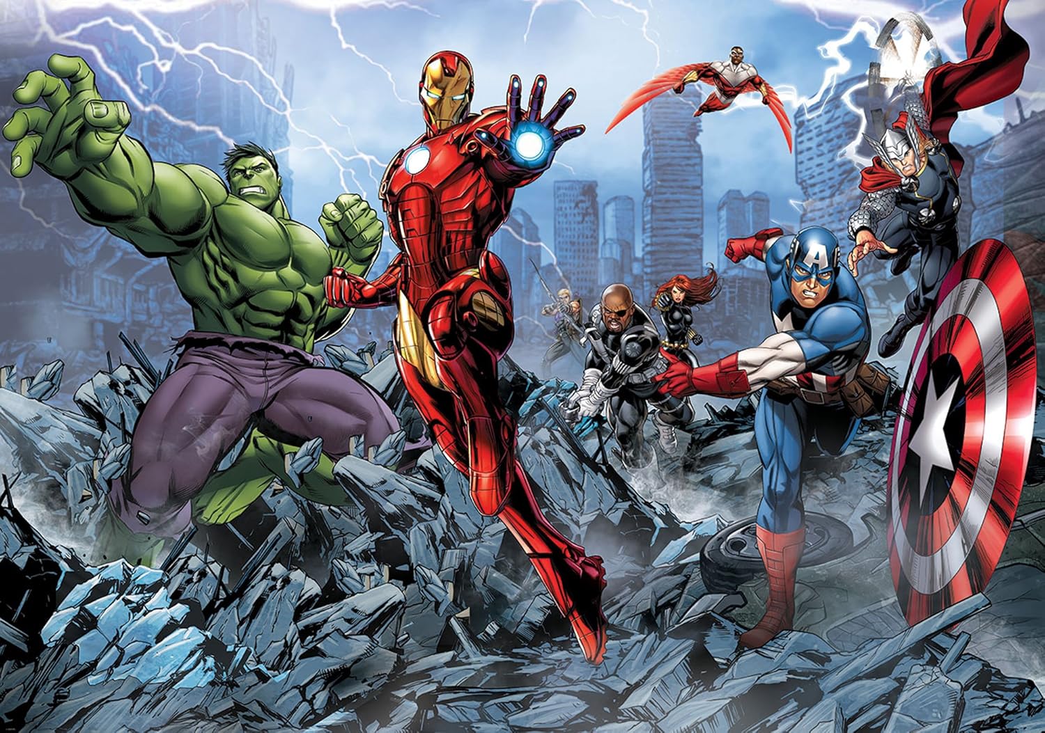 Olympia Design Photo Omural Marvel Avengers Pack Of 1 960P8