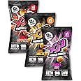 TOTAL XP Protein Crunch - Tasty High Protein Snacks - VARIETY 12 Pack. Protein Chips - Vegetarian, 13g of Protein, Low Carb, Keto Friendly, Gluten Free, Palm Oil Free (12 x 24g)