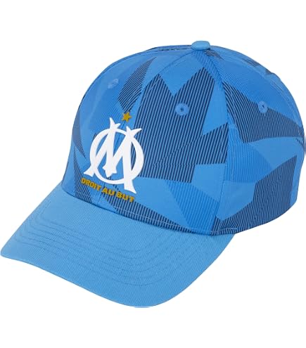 Casquette Olympique De Marseille Officielle - Taille Réglable Adulte, Polyester, 100% OM
