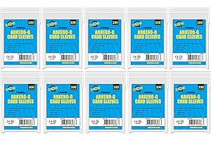 Arkero-G 1000 Soft Sleeves Standard - przezroczyste koszulki na karty do różnych gier karcianych TCG, takich jak Magic, Pokemon, Fortnite
