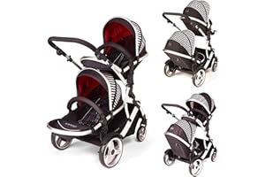 Kids Kargo Duellette Hybrid Double Twin Pushchair