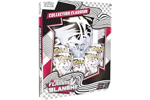 Pokémon: Collection Classeur Écarlate et Violet – Flamme Blanche (Classeur Reshiram et 5 Boosters) du JCC Pokémon