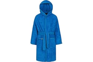 Morgenstern Albornoz Niños Algodón - Niño y Niña - 100% Algodón OEKO-TEX® - Bata de Baño 2 Bolsillos, Cinturón y Capucha