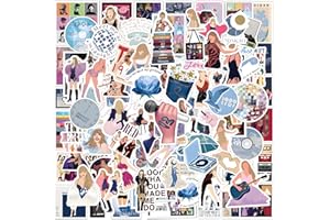 EGEKTBH 100 PCS Taylor Swift Stickers, Waterproof Vinyl Stickers for Glass, Plastic, Metal Surfaces, Style 2, Cat Theme, Scrapbook Recommended