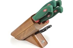 Sanelli Premana Professional Ceppo legno 6 pezzi Leck, Ciliegio,
