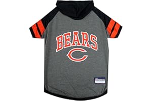 Pets First Chicago Bears Hoodie T-Shirt, Large