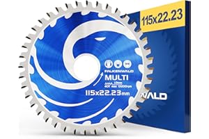 FALKENWALD® - Lama per smerigliatrice angolare 115 x 22,23 mm, Multi, ideale per legno, alluminio e plastica, lama per sega per Flex