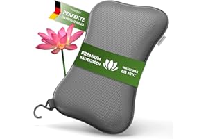 SilverRack Poduszka do wanny premium, szara, poduszka do wanny – poduszka do wanny z przyssawkami – poduszka pod kark i zagłówek z hydromasażem – akcesoria do wanny – Bath Pillow Spa