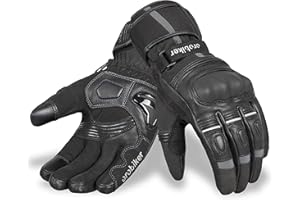 Oro Biker Winter Motorbike Gloves Winter Motorcycle Gloves Waterproof Thermal Gloves Touch Screen Winter Hiking Outdoor Sports