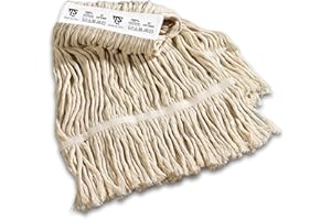 TTS CLEANING TTS 00001551 Mop Holly Cotone, 400 gr, Banda Larga e Nastri