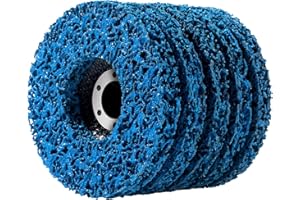 SATC 5 PCS Strip Discs 115mm Stripping Discs for Angle Grinder Paint Stripper Wheel Rust Stripper Disc Quick Abrasive Discs Paint Rust Oxidation Remover