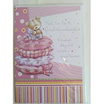 thank you for our beautiful granddaughter card