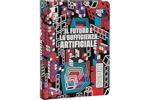 COMIX FLASH - Diario Giornaliero 13 Mesi, Diario Scuola 2024-2025, Ideale per Bambini e Ragazzi, con Copertina Rigida, Supporto Metallizzato e 448 Pagine, 13x17.8 cm, Rosso Flash