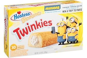 HOSTESS Twinkies Banana Creme (Bananencreme) 10er Packung (385g)