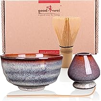 Set Matcha Giapponese BIO | Con Frusta Bambù, Tazza E Portafrusta | 30g Tè Uji - Ideale Regalo - Foto 13