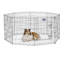 MidWest Homes for Pets Hondenoefenpen en box zonder deur; 60,96 cm bij 76,2 cm; zwart E-gecoat; 550-30
