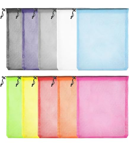 Meshbag geel - Nettas voor zwemspullen | producten
