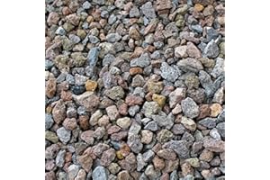Kieskönig 25 kg Lava Steine 8-16 mm - Pflanzgranulat Schneckenschutz Lavastein Lavasteine Aquarium Dachbegrünung Lavagranulat