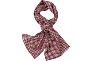 Prettystern 170 cm sidenscarf för män, 100 % silke, dubbel tjocklek, elegant och klassisk, affärsäktenskap