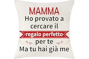 Merclix Federe Festa Della Mamma Idee Regalo Cuscini Divano 45x45 Regalo Mamma Natale Compleanno San Valentino