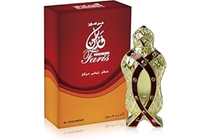 Al Haramain Faris Huile parfumée 12 ml | Parfum concentré à base d'huile | Parfum frais et luxueux | Huile parfumée unisexe