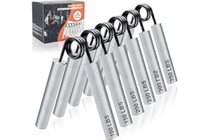 EUG-PRODUCTS Hand Grip Strengthener, 100-350LB Musculation Main, Hand Grip Trainer pour Musculation Avant Bras, Renforcer Main Poignet Doigt Avant Bras et Exercice de Rééducation de la Main