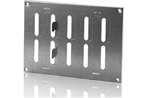 ABOUT VENT 200x150mm Griglia di Ventilazione Regolabile in Acciaio Zincato - Griglie di Aerazione in Metallo