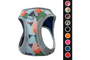 Croci C5081031 - Pettorina Riflettente Per Cani, Multicolore (Harlequin), XL, 1 Pezzo