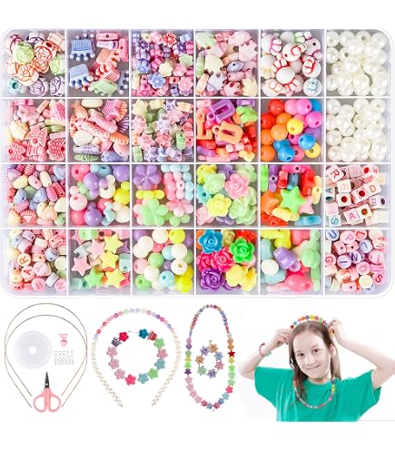 Kit de 2580 bracelets d'amitié, kit de fabrication de bracelets, perles en argile pour la fabrication de bracelets, perles en forme - Beaux-Arts et Loisirs créatifs Kit de 2580 bracelets d'amitié, kit de fabrication de bracelets, perles en argile pour la fabrication de bracelets, perles en forme - Beaux-Arts et Loisirs créatifs