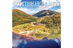 2025 Scotland Calendar: Scottish Highlands - Square Wall Calendar - Month to view – 12 Months