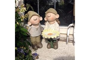 FHFY GARDEN Bill and Beryl Elves standing Daisy, Garden Ornament, Gnome, Garden Fairy, Troll, Imp, Daisy