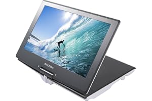 Lecteur DVD portable Salora DVP1400 - Écran LCD 1366 x 768-14" pouces - Batterie intégrée d'une autonomie de 2 heures - Connexion USB - Lecteur de carte SD - Lecteur DVD portable - Écran de voiture