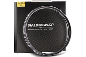 Walking Way 52 MM Filtro de Estrella de 8 Puntos - Filtro de Cruz Variable - Filtro con Efecto Estrellado para Fotografía, Marco Aleación de Aluminio Ultradelgado