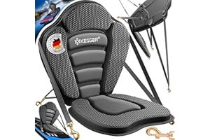 ‎KESSER KESSER® SUP-Sitz für Stand Up Paddling Board Paddle Surfboard | Sit-on-Top-Kajaks Fischerboote SUP Paddelboards Gepolsterte Sitz 32x38cm, Rückenlehne 51x45cm | Einfache Installation