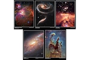 Tiger Moon The Tiger Moon Trading Company Ltd Set Of Five Hubble Telescope Space Posters [HB1] - Size A3 29.7 x 42 cm - Paper Laminated