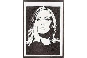 moreno-mata Authentique Graffiti Fait a la Main Ade. Musique Poster Affiche Handmade Decoration Murale Salon Chambre Cadeau Homme et Femme