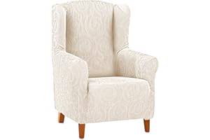 Martina Home Indiana Copripoltona sillón Relax, Crudo, Orejero