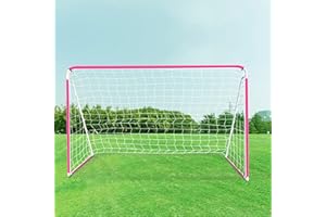 Anivia Kids Football Goal, 6ft x 4ft Portable Football Goal, Goal Posts For Garden, Metal Frame Soccer Goal - for Backyard, Garden, Outdoor