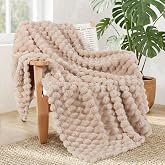 Whale Flotilla 3D Jacquard Soft Fleece Blanket for Sofa and Bed 130 x 150 | Camel Fluffy Cozy Couch Blanket, Exquisite and Wa