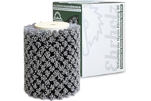 EHRHOLZ® Schleifbürste passend für Makita Bürstenschleifer 9741 | Strukturierbürste | Satinierbürste | Profiqualität | zur Bearbeitung von Holz und Metall
