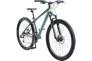 BIKESTAR Bicicleta de montaña Hardtail de Aluminio, 21 Marchas Shimano 27.5" Pulgadas | Mountainbike con Frenos de Disco Cuadro 14, 16, 18" MTB