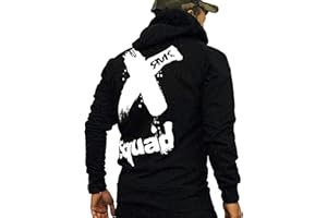 RMK P.513 Men's Basic Hooded Sweatshirt Plain Hoodie with Hood