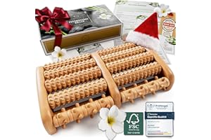‎HELDSON HELDSON® Fußmassageroller Holz - FSC®100% - Fußmassagegerät - Massage Roller für Fußmassage - Foot Massager - Fussmassageroller - Fussmassagegerät - Massagegerät für Füße - Fersensporn