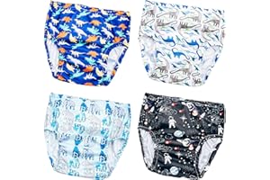JOYO ROY Potty Training Pants for Boys 4PACK Nappy Pants Baby Nappies Reusable Nappies Reusable Training Pants Training Pants