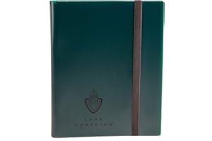 Card Guardian - 9 Pocket Trading Card Album 360 Side Loading Pocket Binder for Trading Card Games TCG (Green) Compatible with Pokemon Card Binder Yugioh Cards MTG Binder Sports Card Binder