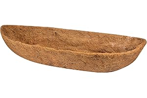 JOEN 48 Inch Extra Thicker Trough Coco Liner,Wall Planter Replacement Liners for Window Box (1 Pieces