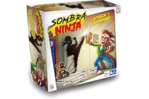 PLAY FUN BY IMC TOYS Sombra Ninja - Gioco di abilità Molto Divertente per Bambini dai 6 Anni in su, combatte con la Ombra Ninja