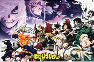 GB eye - MY HERO ACADEMIA Poster Héros vs Vilains (91,5 x 61 cm)